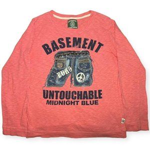 Listen Heartbeat The Beat Goes On Patch Long Sleeve T Shirt